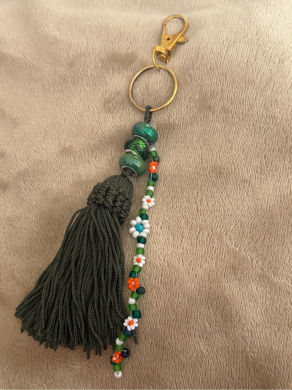 🪡Handmade Beaded Keychain ❤️